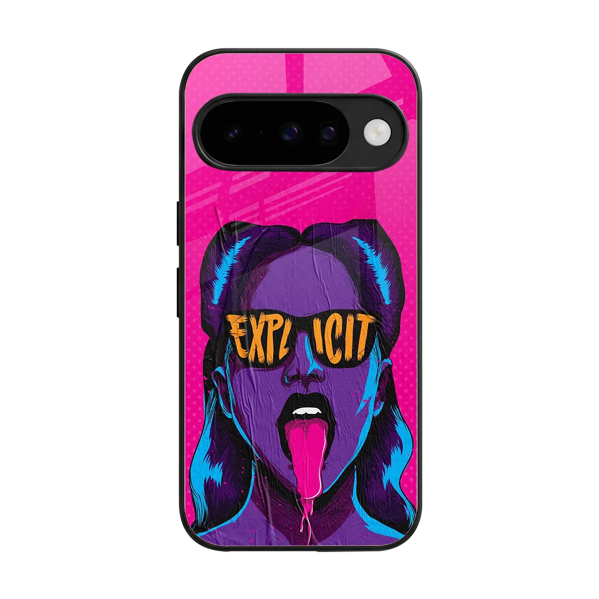 Explicit back phone cover | glass case for google pixel 10