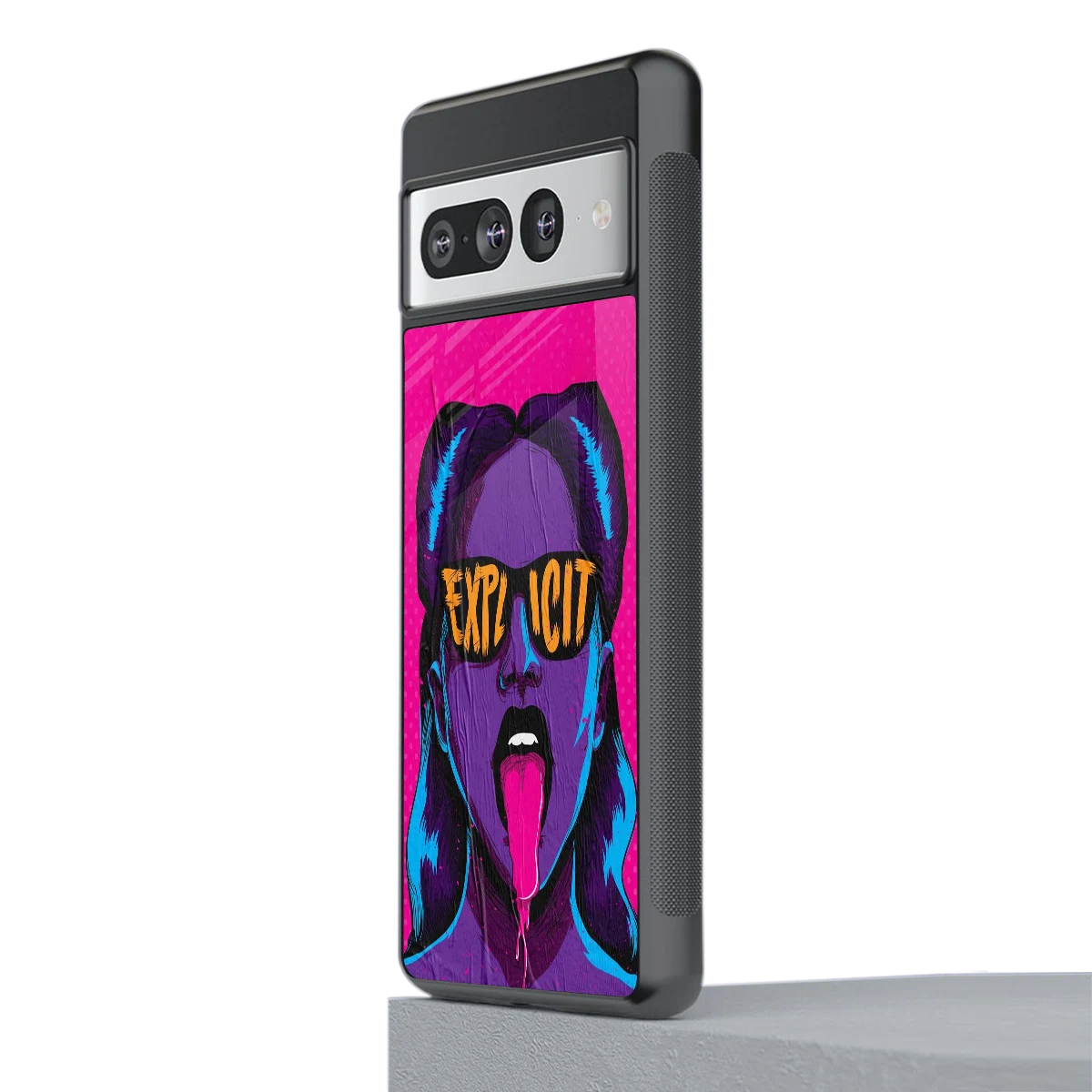 Explicit stylish phone case for google pixel 7 pro | glossy glass and slim fit