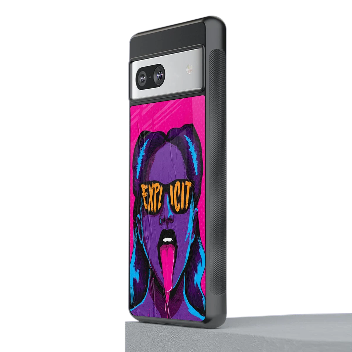 Explicit stylish phone case for google pixel 7 | glossy glass and slim fit