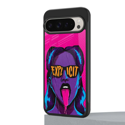 Explicit google pixel 9 pro mobile cover | shockproof glass phone case