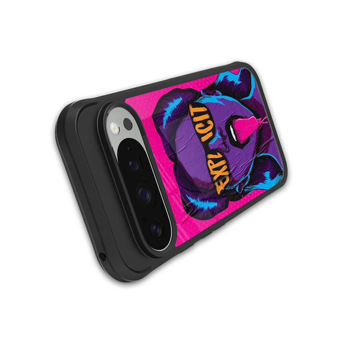 Explicit stylish phone case for google pixel 9 pro xl | glossy glass and slim fit