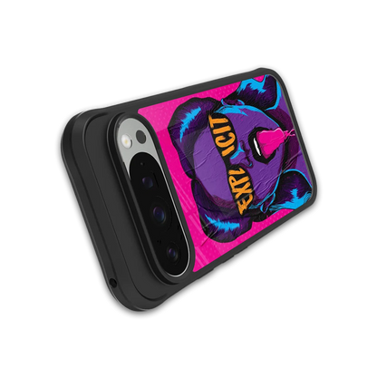 Explicit stylish phone case for google pixel 9 pro xl | glossy glass and slim fit