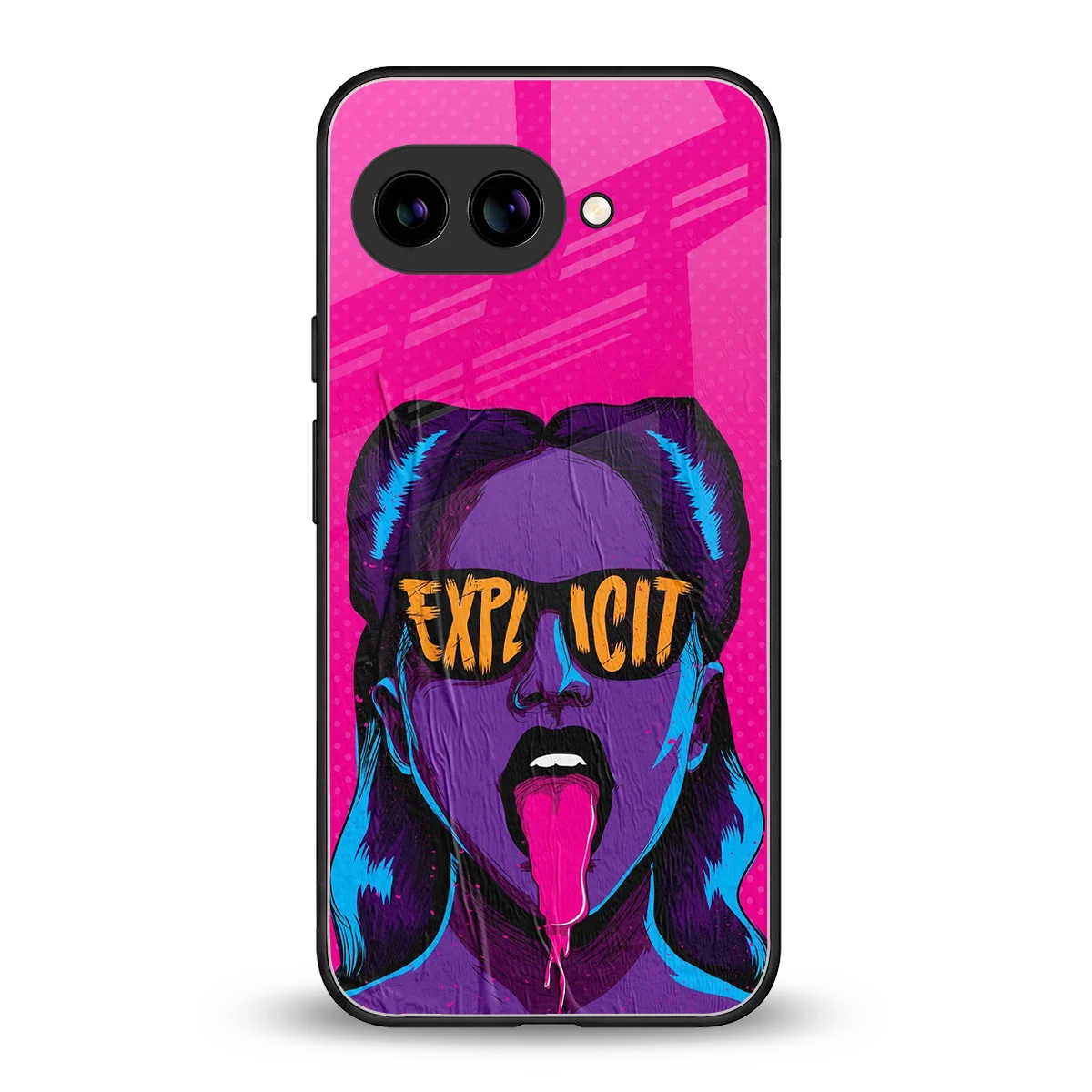 Explicit back phone cover | glass case for google pixel 10a