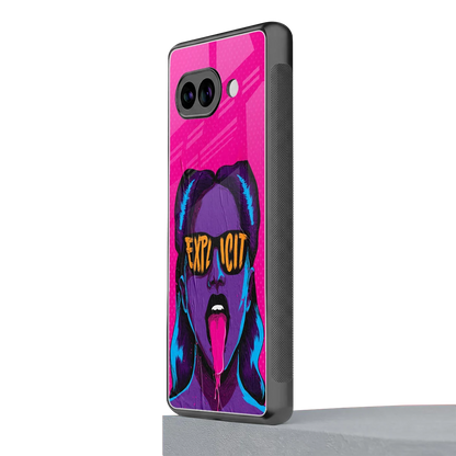Explicit google pixel 10a mobile cover | shockproof glass phone case