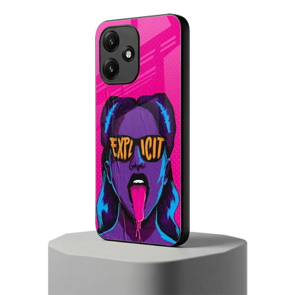 Explicit redmi 12 5g mobile cover | shockproof glass phone case