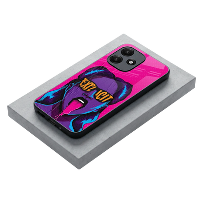 Explicit stylish phone case for redmi 12 5g | glossy glass and slim fit
