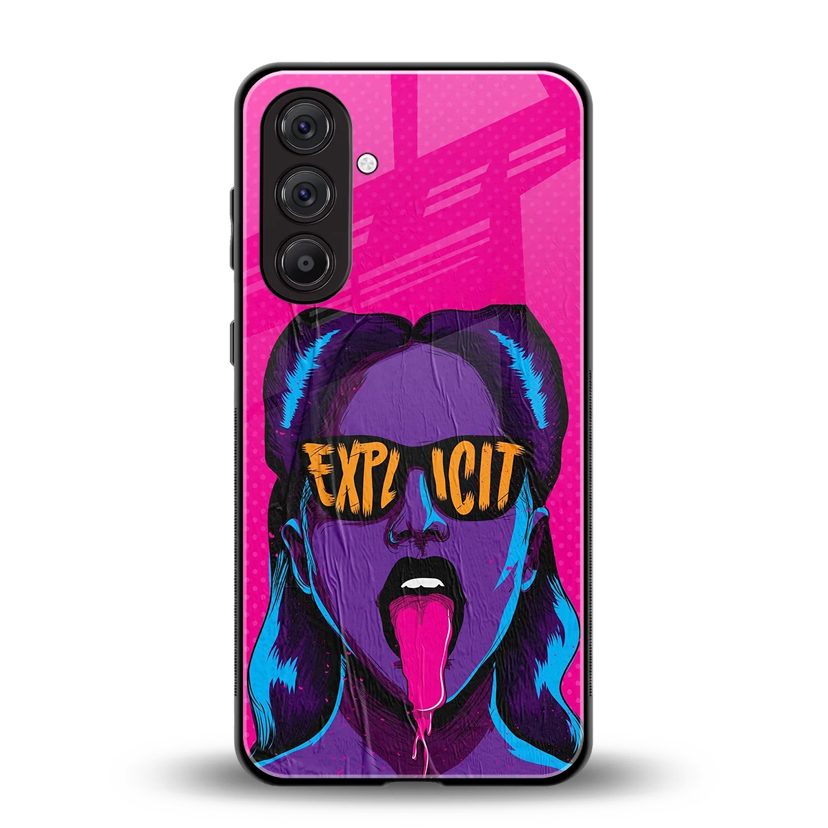 Explicit back phone cover | glass case for samsung galaxy a17 5g