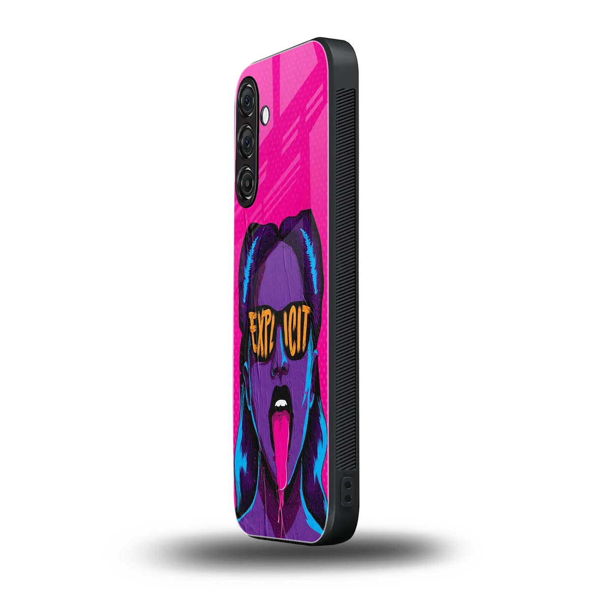 Explicit samsung galaxy a36 5g mobile cover | shockproof glass phone case