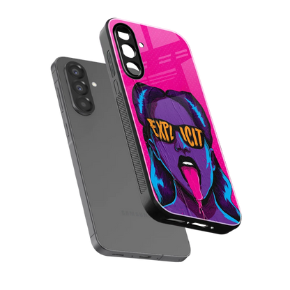 Explicit sleek samsung galaxy a17 5g cover with tempered glass back and TPU edges