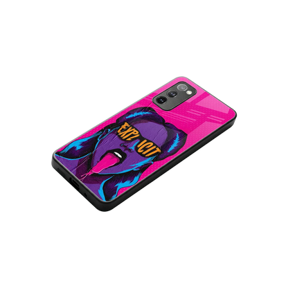 Explicit stylish phone case for samsung galaxy s20 fe | glossy glass and slim fit