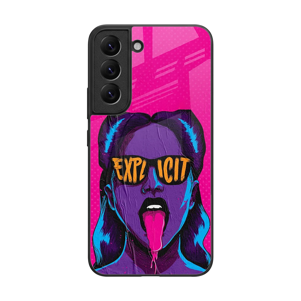 Explicit back phone cover | glass case for samsung galaxy s22
