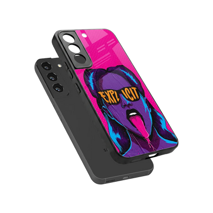 Explicit sleek samsung galaxy s22 cover with tempered glass back and TPU edges