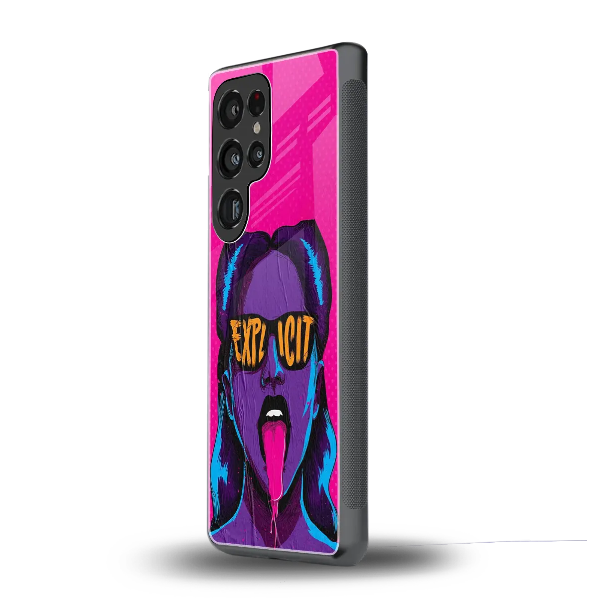 Explicit samsung galaxy s25 ultra mobile cover | shockproof glass phone case