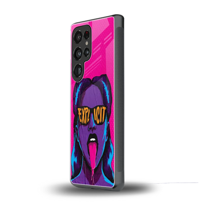 Explicit samsung galaxy s25 ultra mobile cover | shockproof glass phone case
