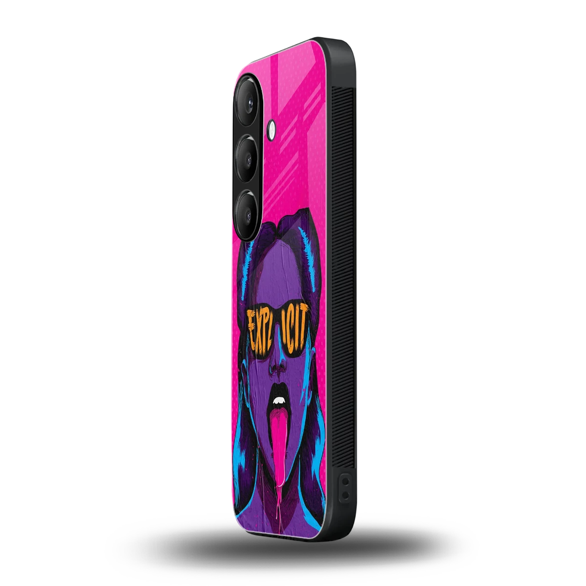 Explicit samsung galaxy s25 mobile cover | shockproof glass phone case