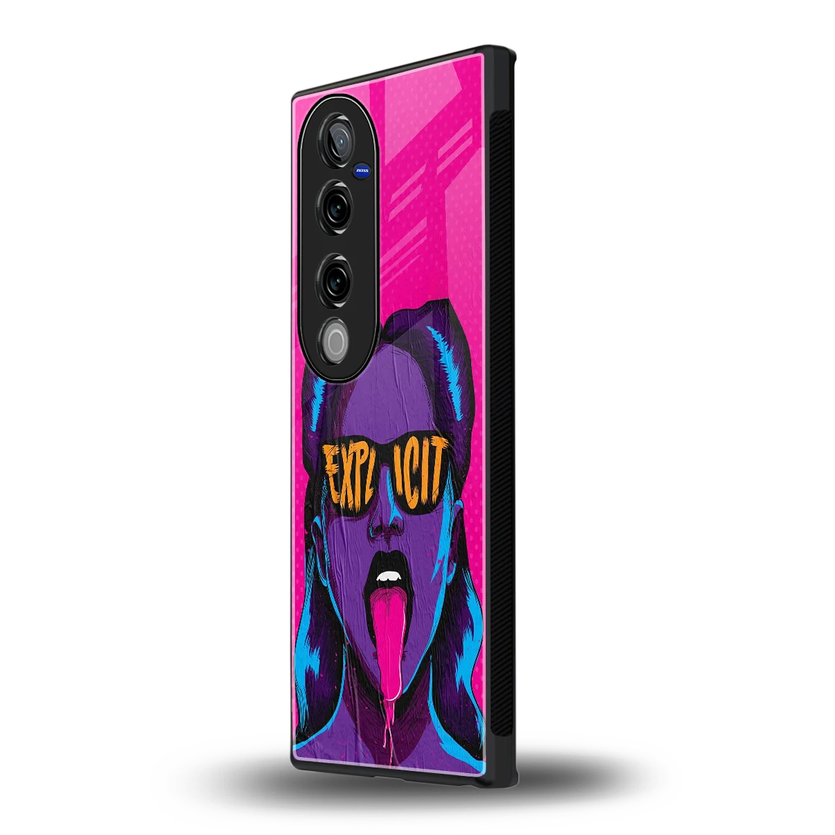 Explicit vivo v40 pro mobile cover | shockproof glass phone case