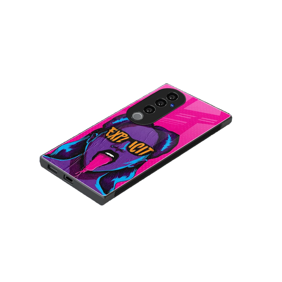 Explicit stylish phone case for vivo v40 pro | glossy glass and slim fit