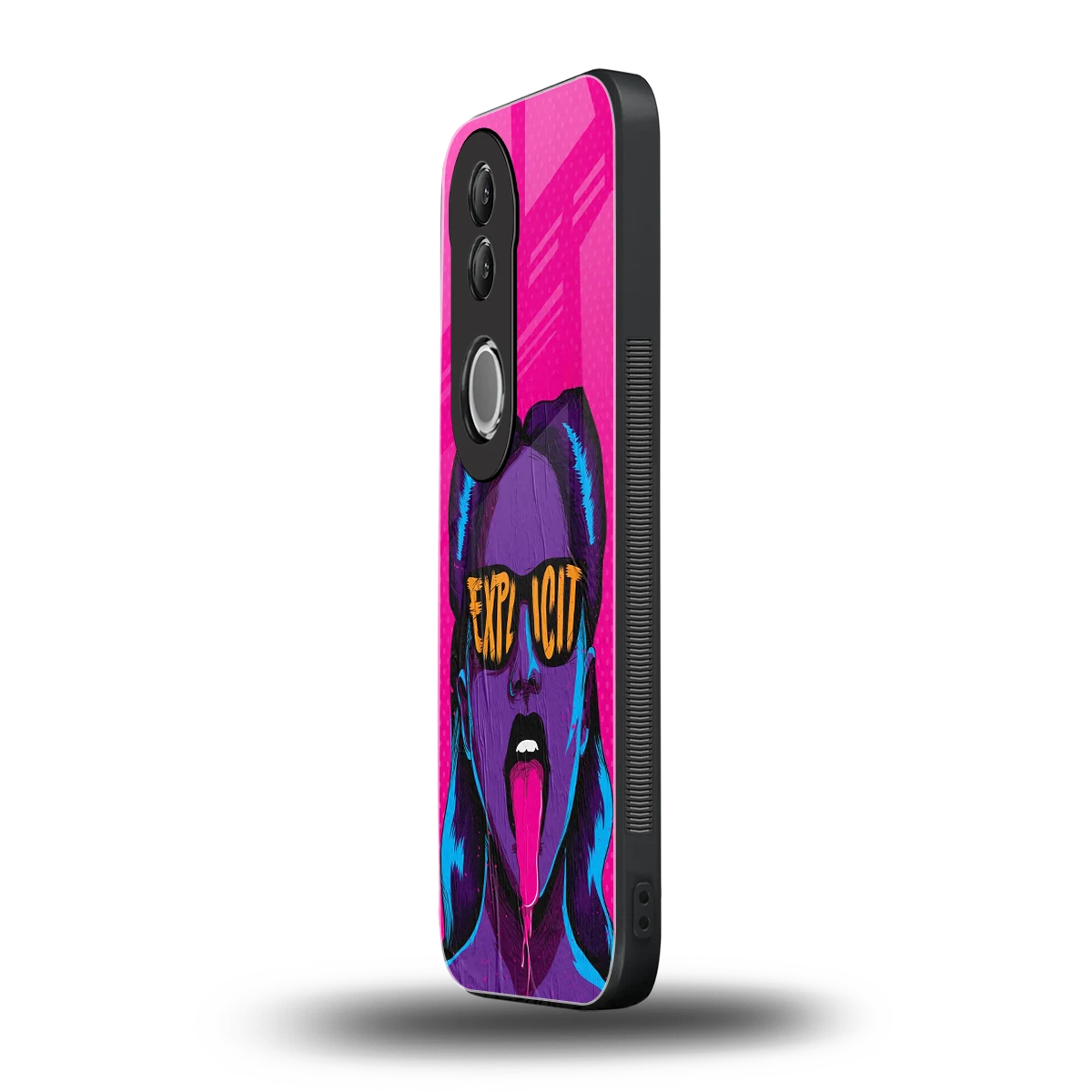Explicit vivo v50 mobile cover | shockproof glass phone case