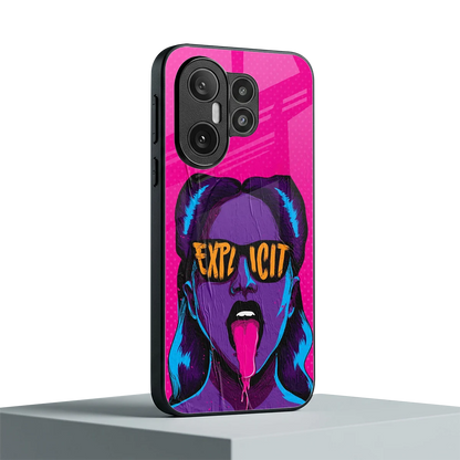 Explicit vivo x200 fe mobile cover | shockproof glass phone case