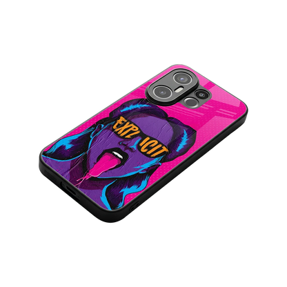 Explicit stylish phone case for vivo x200 fe | glossy glass and slim fit