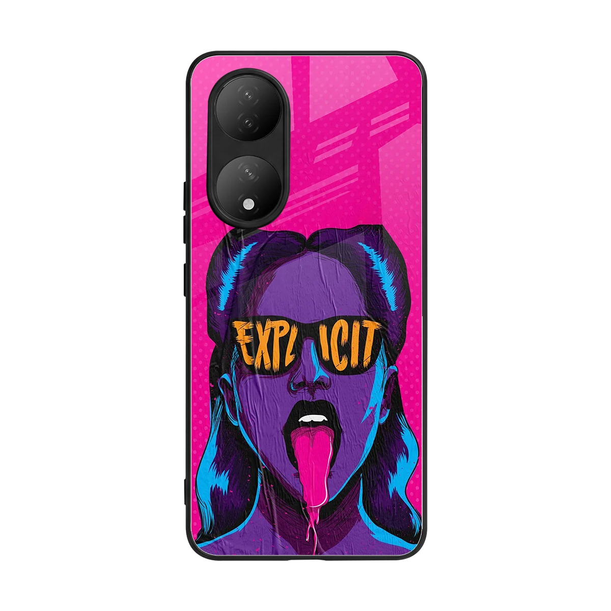 Explicit back phone cover | glass case for Vivo-y100