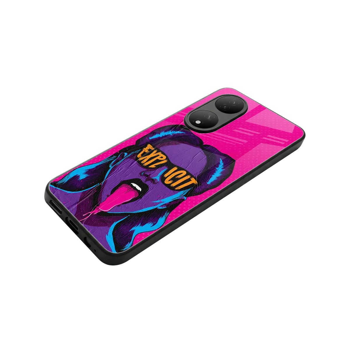 Explicit stylish phone case for Vivo-y100 | glossy glass and slim fit