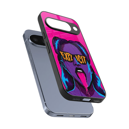 Explicit sleek google pixel 10 cover with tempered glass back and TPU edges