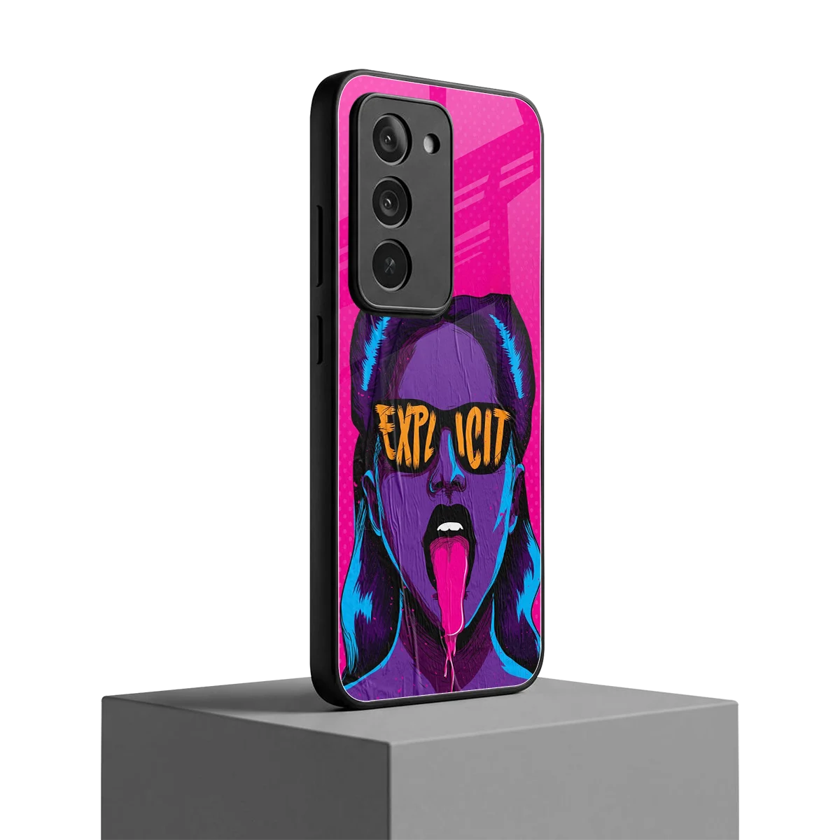 Explicit redmi 15 5g mobile cover | shockproof glass phone case