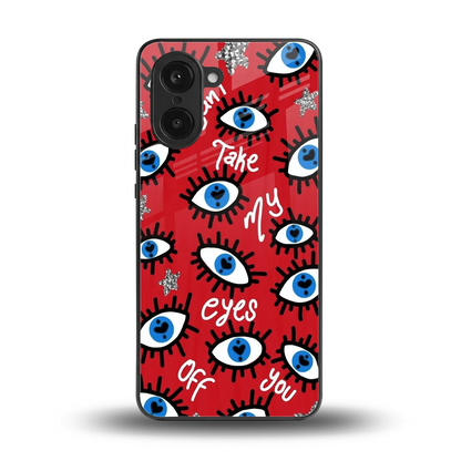 Eyes On You back phone cover | glass case for oneplus nord ce5 5g