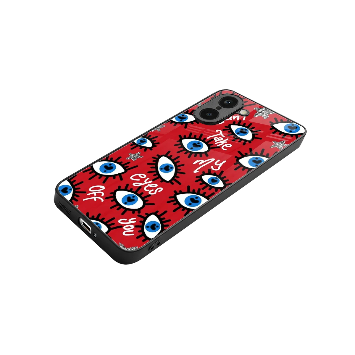 Eyes On You stylish phone case for oneplus nord ce5 5g | glossy glass and slim fit