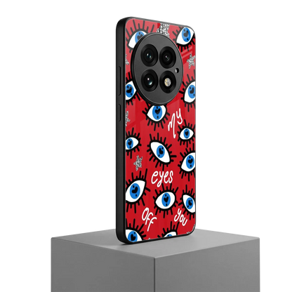 Eyes On You oneplus 13 mobile cover | shockproof glass phone case