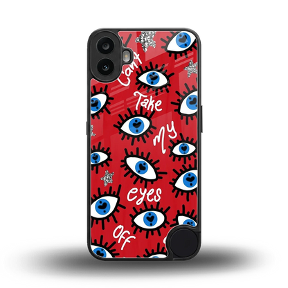 Eyes On You back phone cover | glass case for cmf nothing phone 1