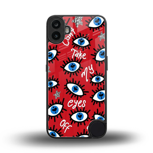 Eyes On You back phone cover | glass case for cmf nothing phone 1