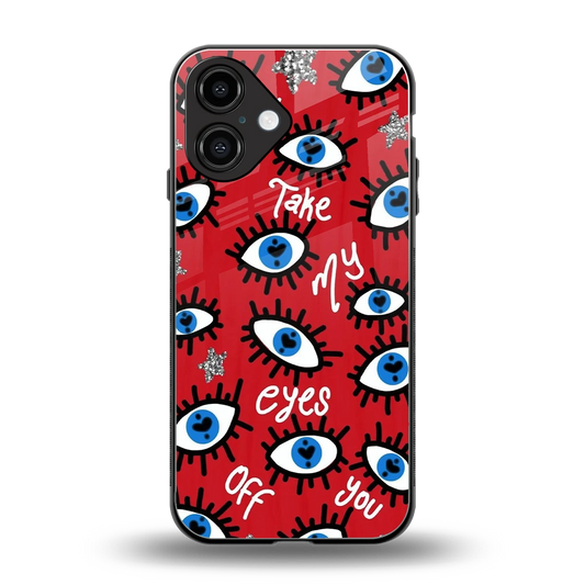 Eyes On You back phone cover | glass case for iphone 16