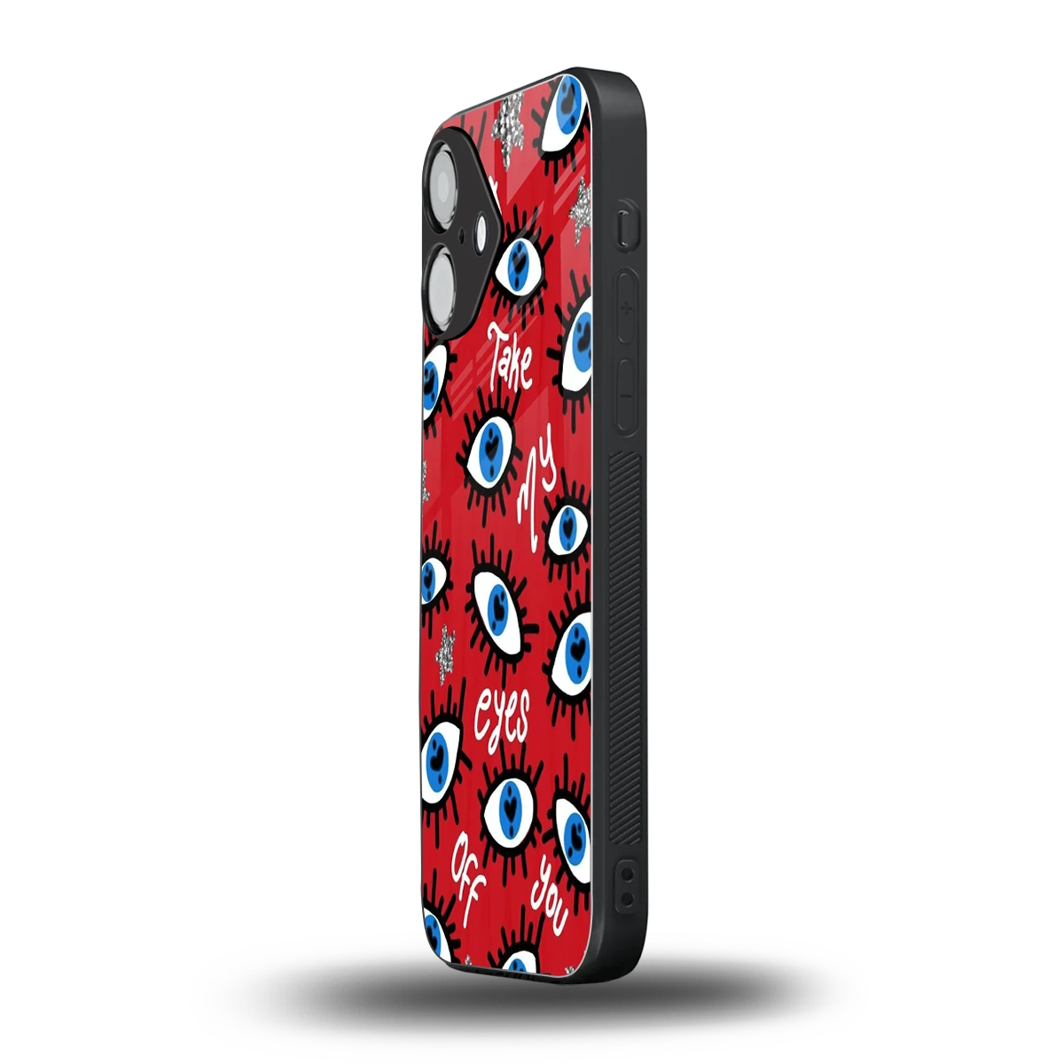 Eyes On You iPhone 16 mobile cover | shockproof glass phone case