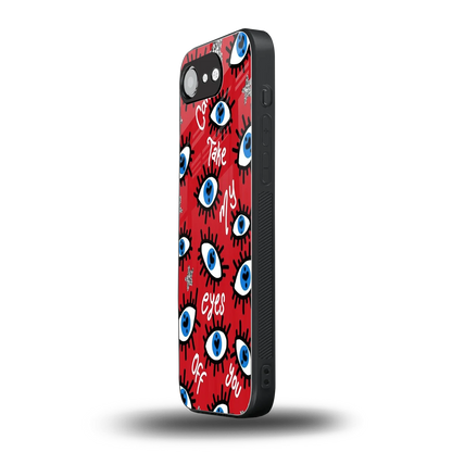 Eyes On You iphone 16e mobile cover | shockproof glass phone case