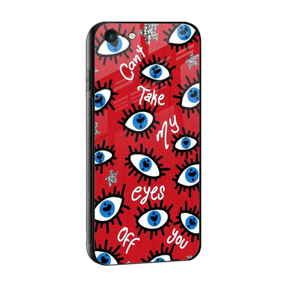 Eyes On You sleek iphone 6s cover with tempered glass back and TPU edges