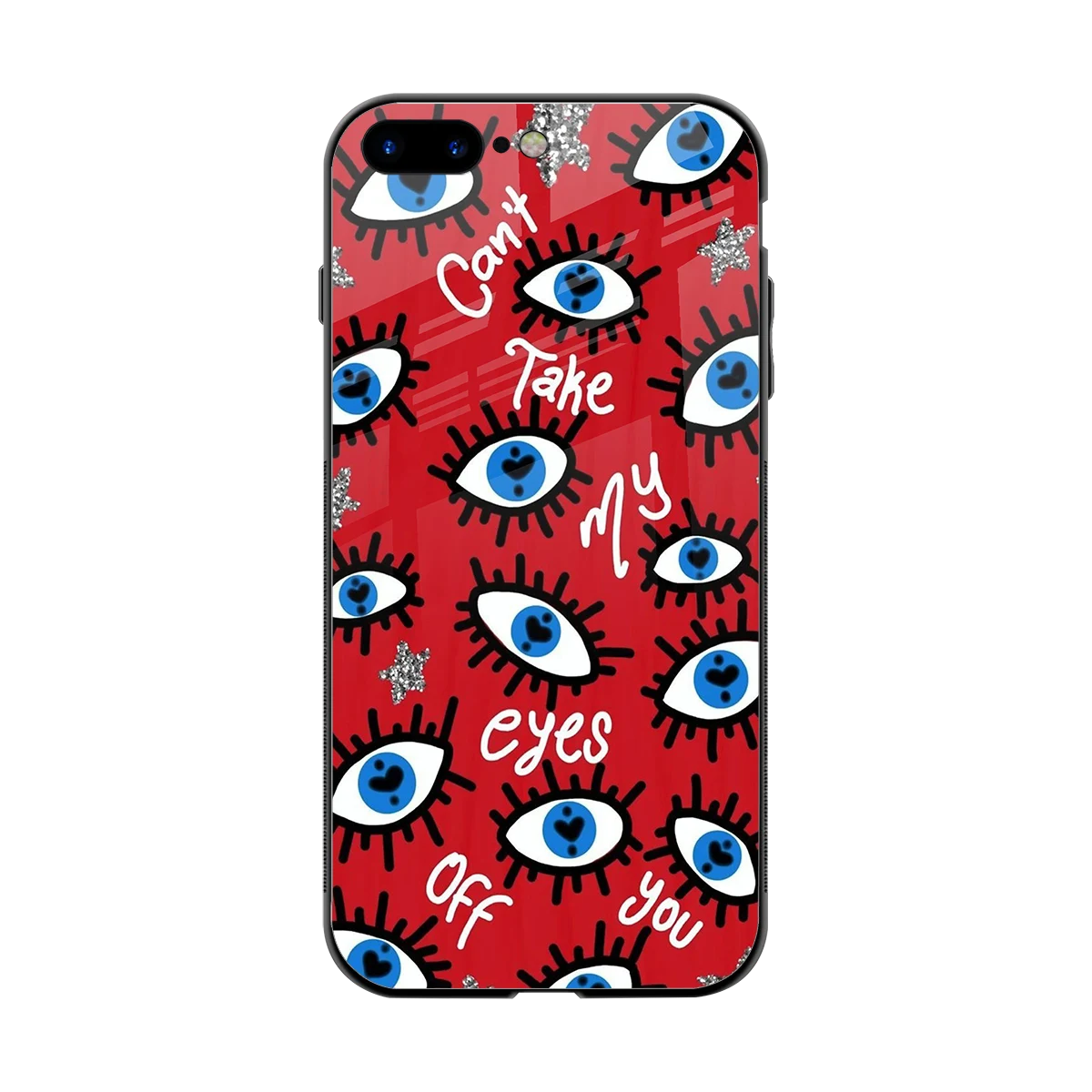 Eyes On You back phone cover | glass case for iphone 8 plus