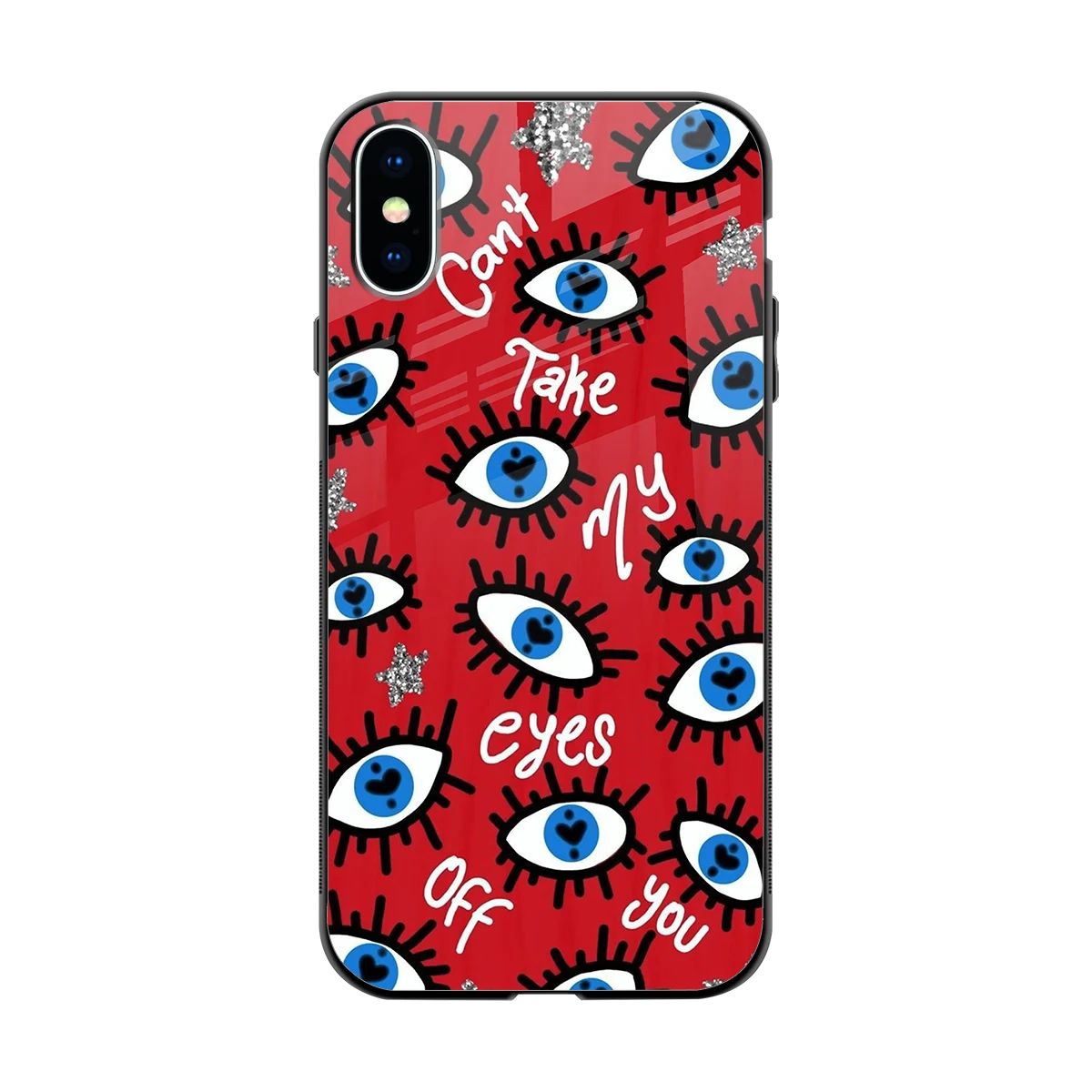 Eyes On You back phone cover | glass case for iphone x