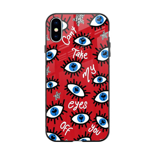 Eyes On You back phone cover | glass case for iphone xs