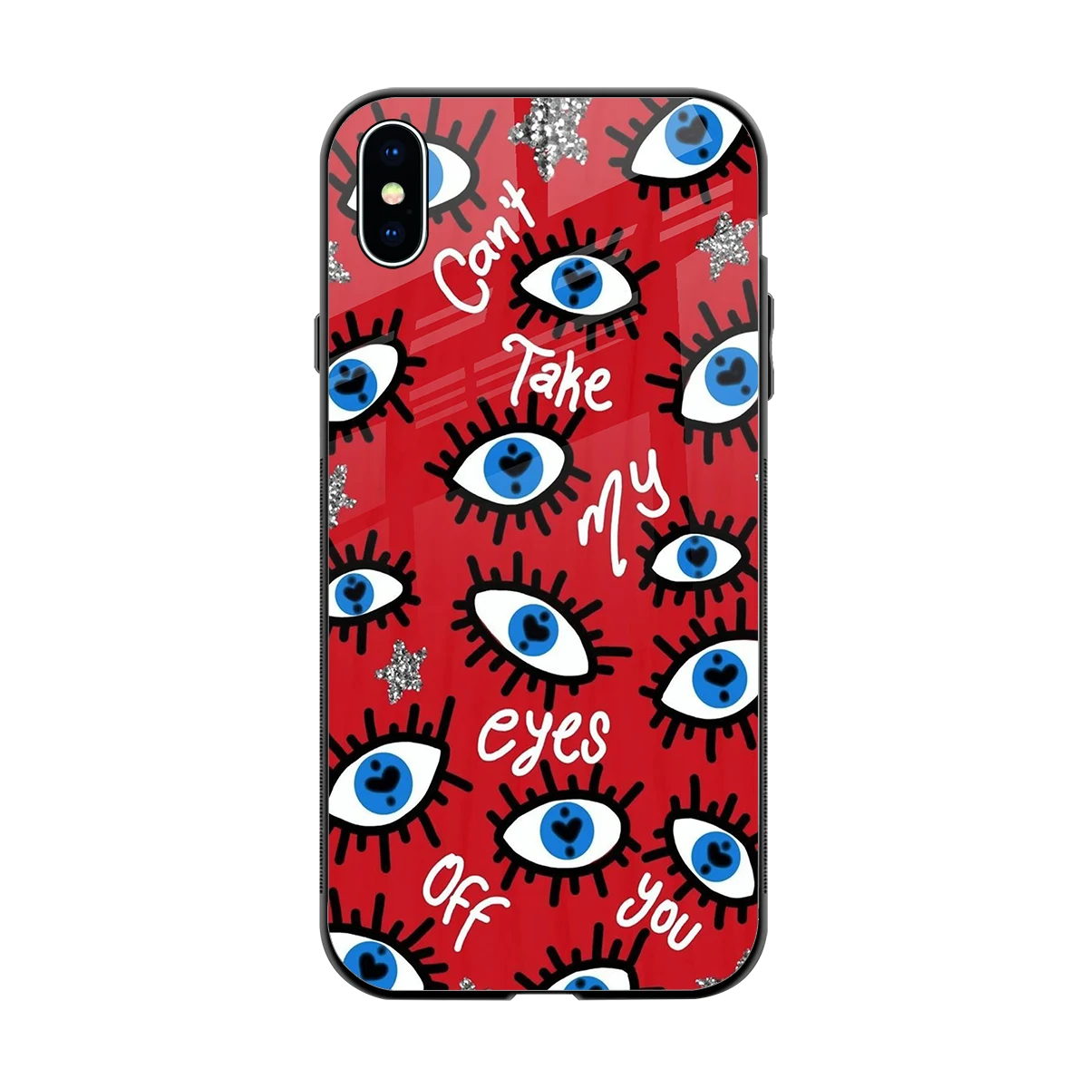 Eyes On You back phone cover | glass case for iphone xs max