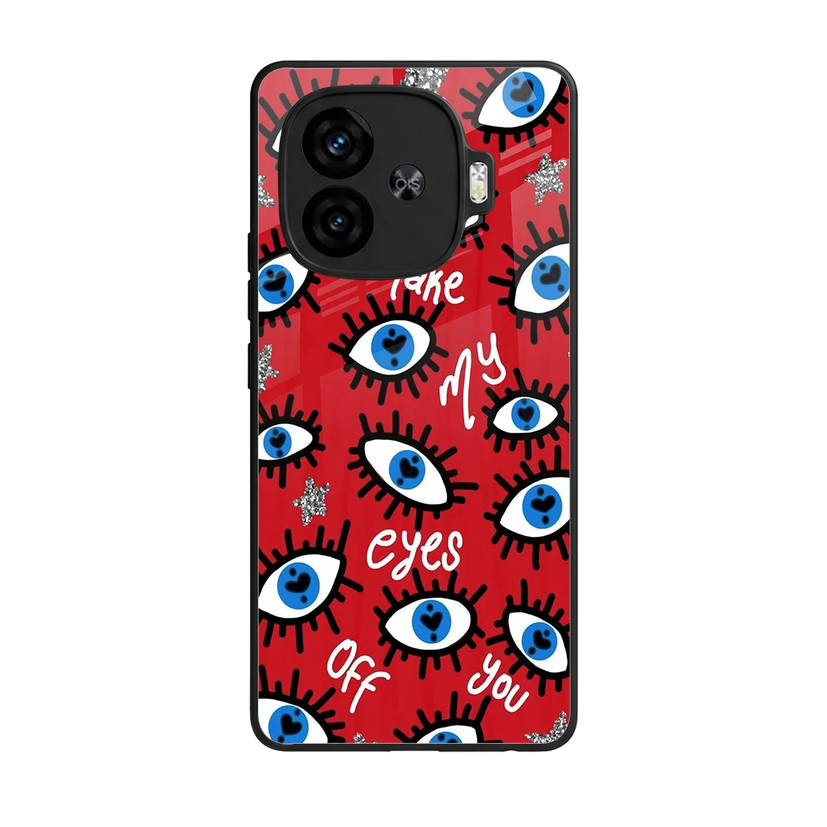 Eyes On You back phone cover | glass case for iqoo neo 10r 5g