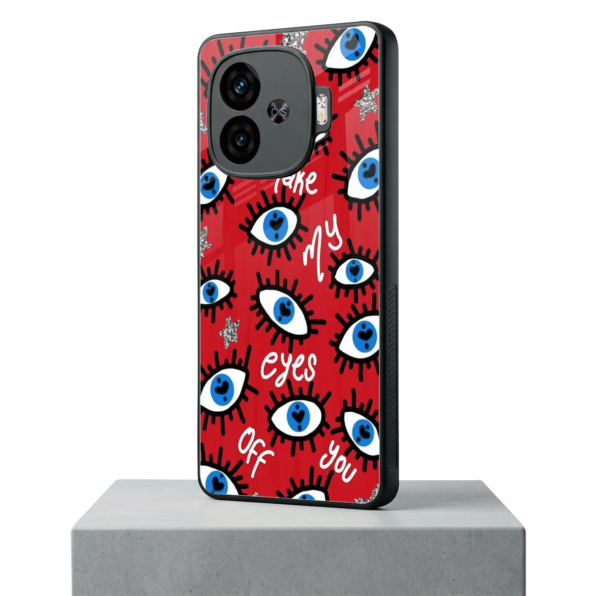Eyes On You iqoo neo 10r 5g mobile cover | shockproof glass phone case