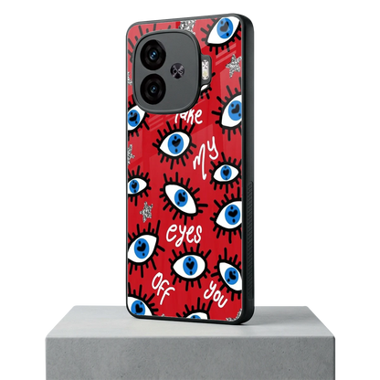 Eyes On You iqoo neo 10r 5g mobile cover | shockproof glass phone case