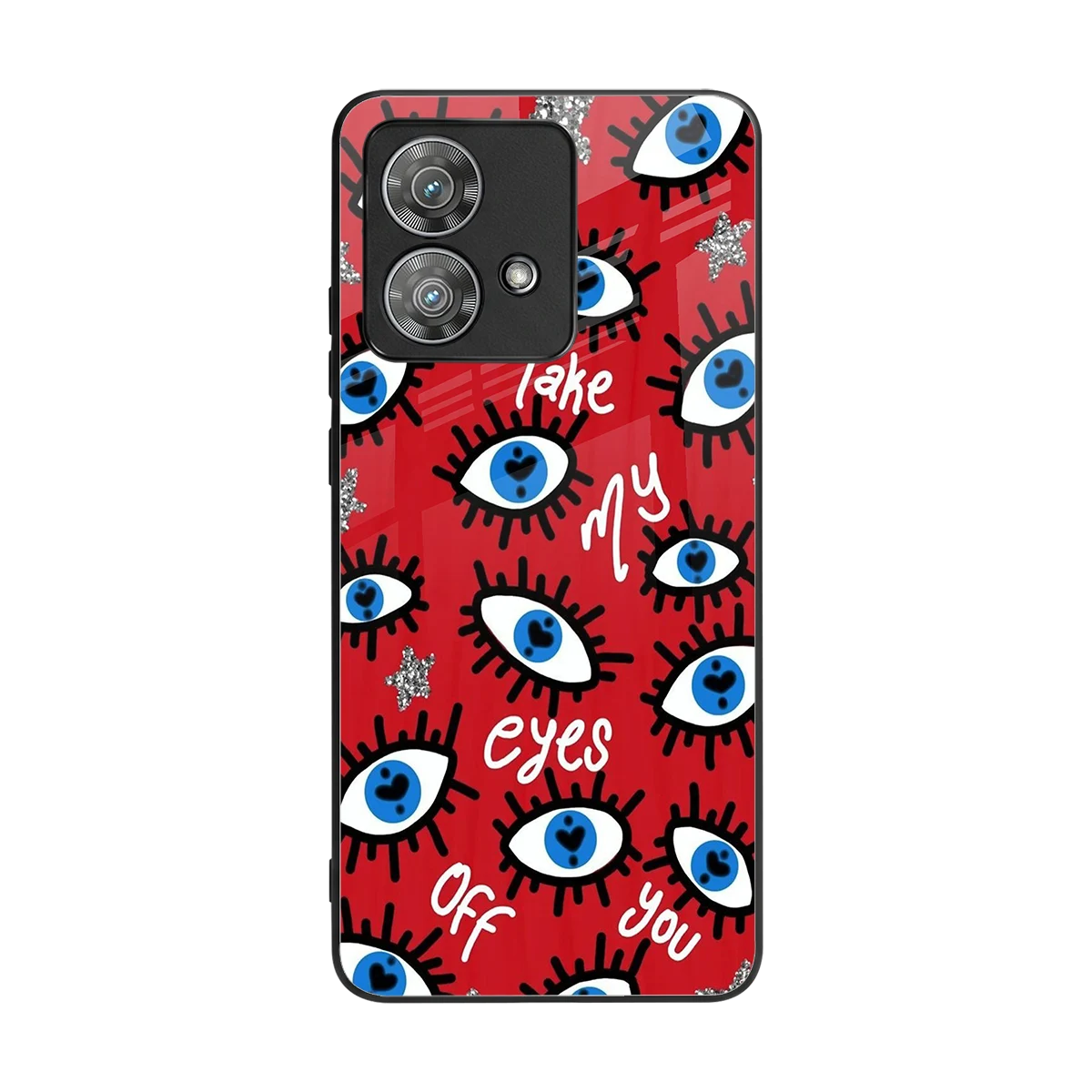 Eyes On You back phone cover | glass case for motorola edge 40 neo 5g