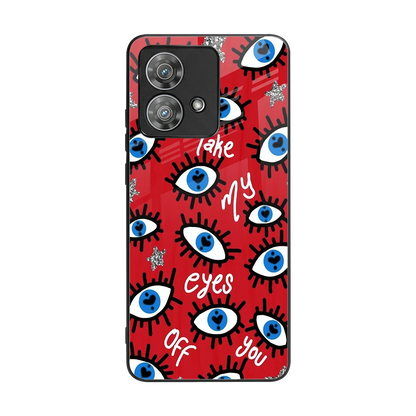 Eyes On You back phone cover | glass case for motorola edge 40 neo 5g