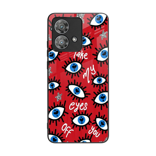 Eyes On You back phone cover | glass case for motorola edge 40 neo 5g