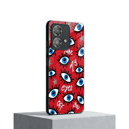 Eyes On You motorola edge 40 neo 5g mobile cover | shockproof glass phone case