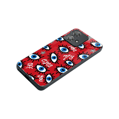 Eyes On You stylish phone case for motorola edge 40 neo 5g | glossy glass and slim fit