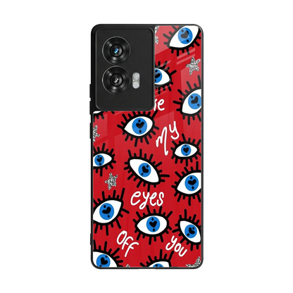 Eyes On You back phone cover | glass case for motorola edge 50 fusion